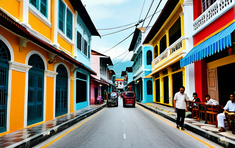 무속과 생태학의 접점 - **

A serene scene of a traditional Malay village (kampung) nestled amongst lush rainforest. Village...