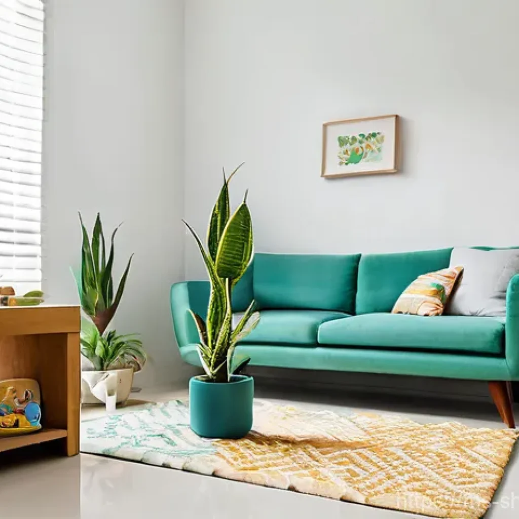 무속에서 재앙을 피하는 법 - **A Clean and Bright Malaysian Home with a Happy Toddler:**
    A vibrantly lit, meticulously clean ...