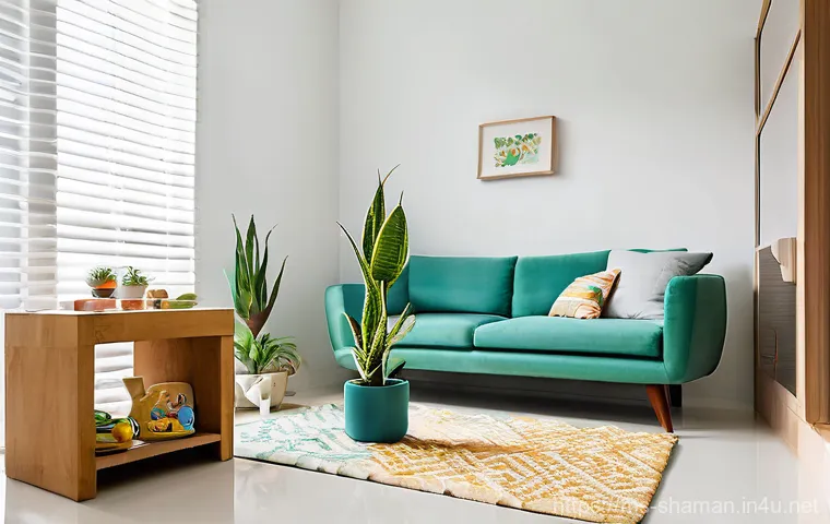 무속에서 재앙을 피하는 법 - **A Clean and Bright Malaysian Home with a Happy Toddler:**
    A vibrantly lit, meticulously clean ...