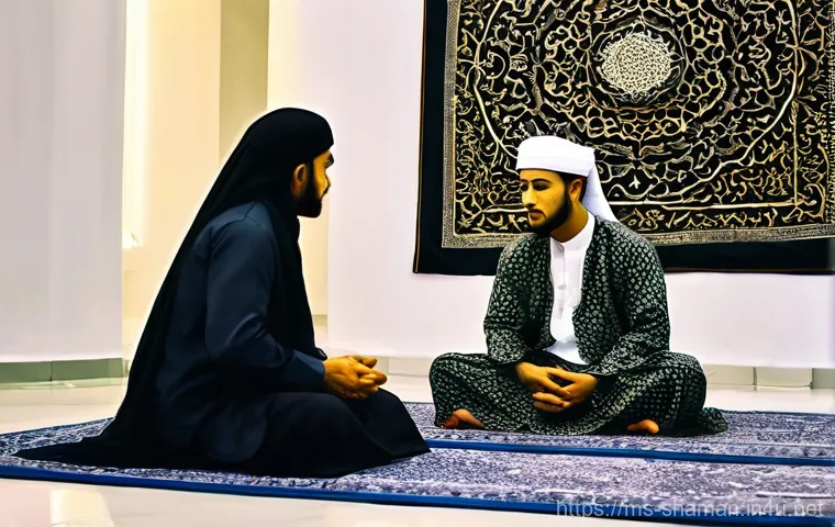 무속 종교와 법적 지위 - **Prompt: "An engaging public awareness seminar in a Malaysian community hall, focused on distinguis...