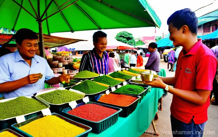 무속 관련 지역 경제 영향 - **Prompt 1: Traditional Healer in Session**
    A serene, close-up shot of an elderly Malay traditio...