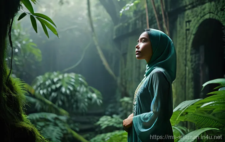 무속을 소재로 한 영화 - **Prompt:** A wise, elderly bomoh (traditional healer) from a Nusantara village, with a deeply lined...