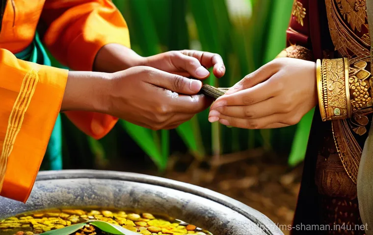 무속과 치유 의식 - Here are three image generation prompts in English, designed to adhere to the specified guidelines: